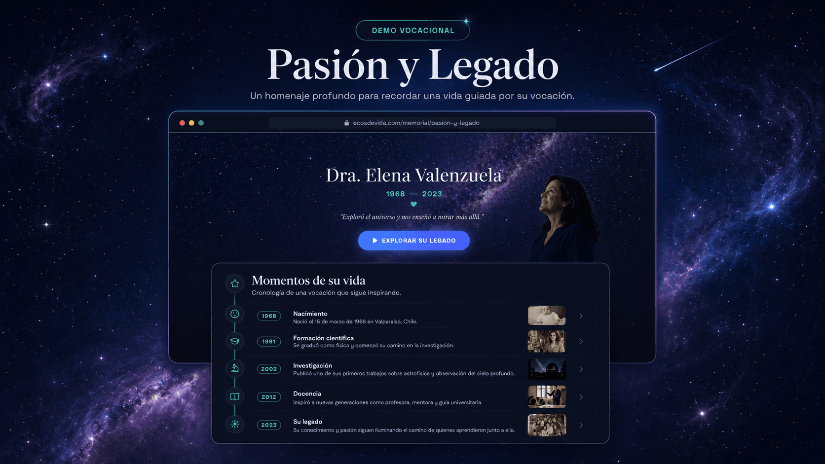 Vista previa Pasion y Legado